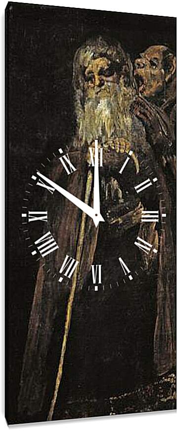 Часы картина - Two Friars. Франсиско Гойя