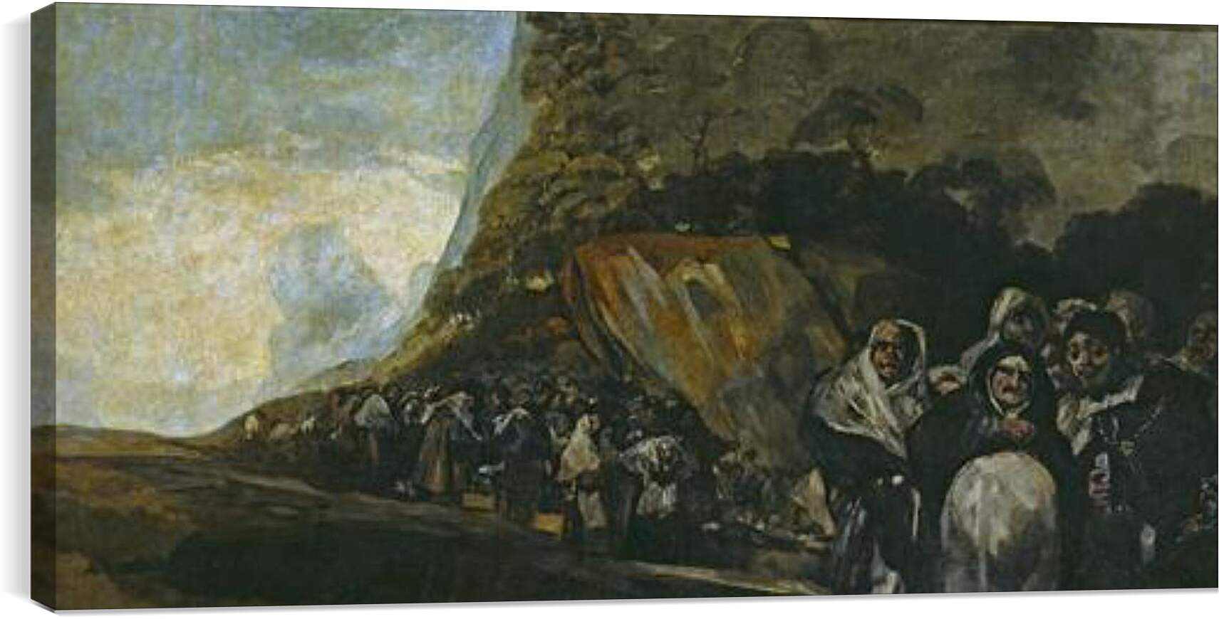 Постер и плакат - Pilgrimage to the Well of San Isidro. Франсиско Гойя