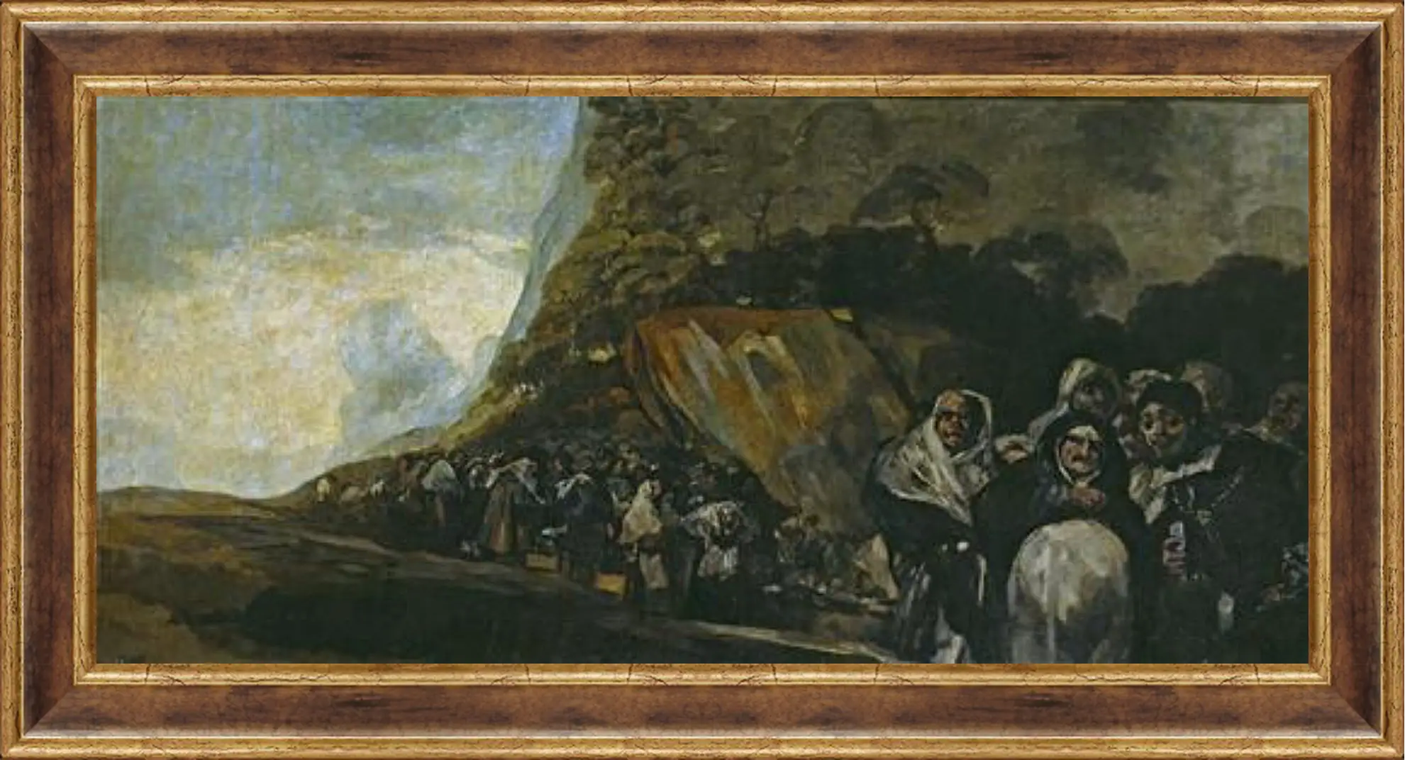 Картина в раме - Pilgrimage to the Well of San Isidro. Франсиско Гойя