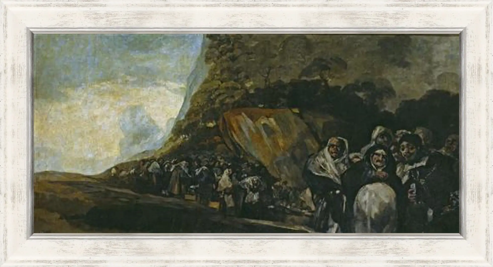 Картина в раме - Pilgrimage to the Well of San Isidro. Франсиско Гойя