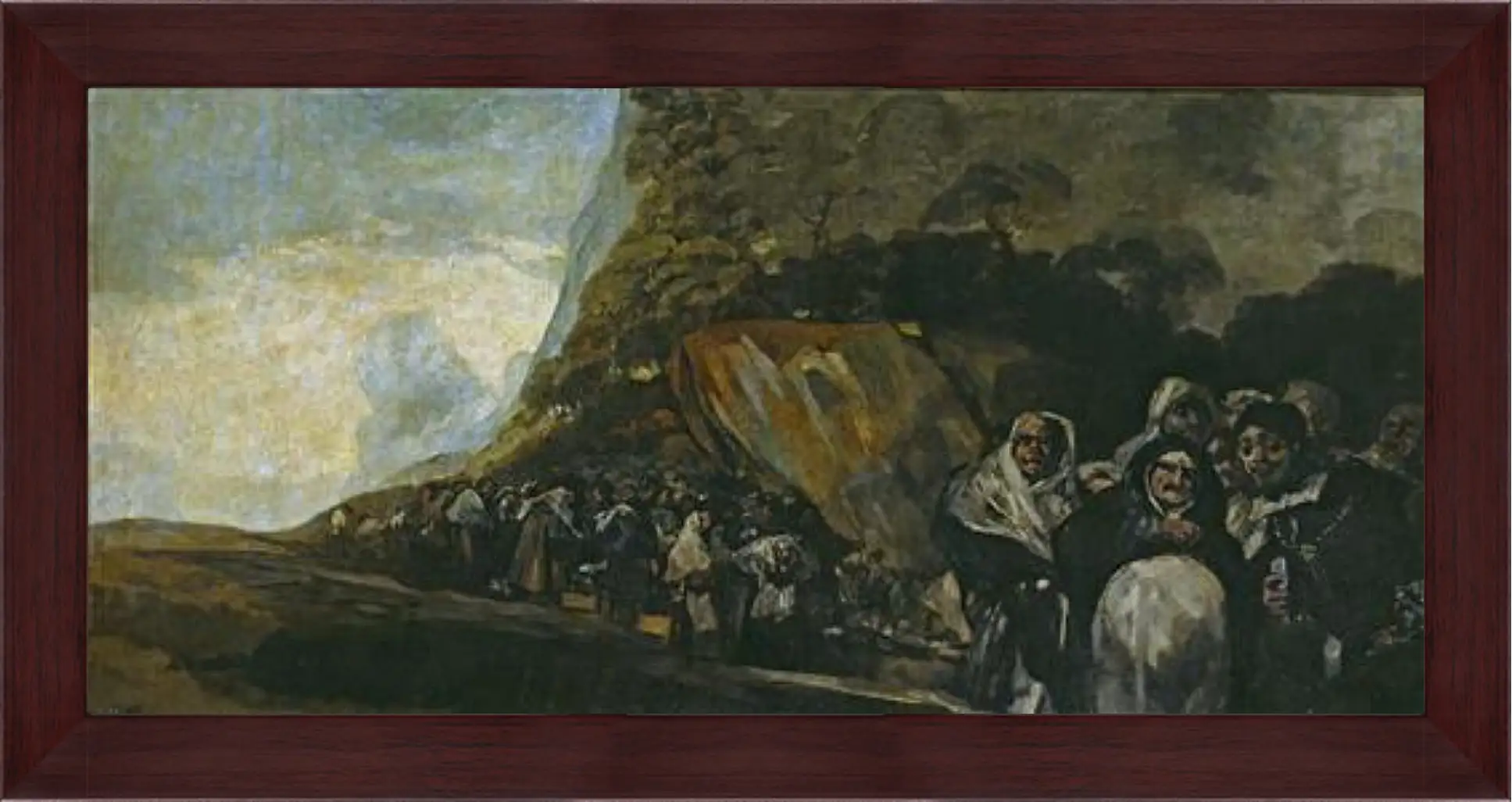 Картина в раме - Pilgrimage to the Well of San Isidro. Франсиско Гойя