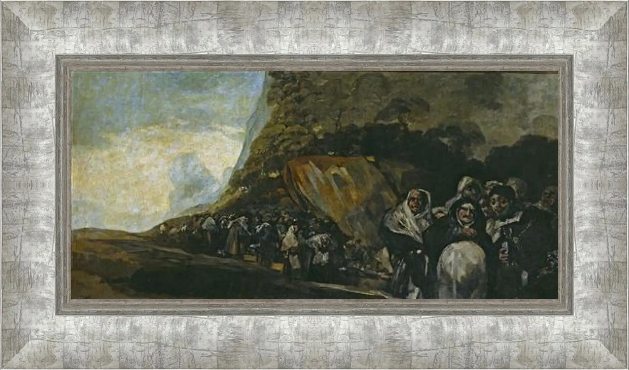 Картина в раме - Pilgrimage to the Well of San Isidro. Франсиско Гойя