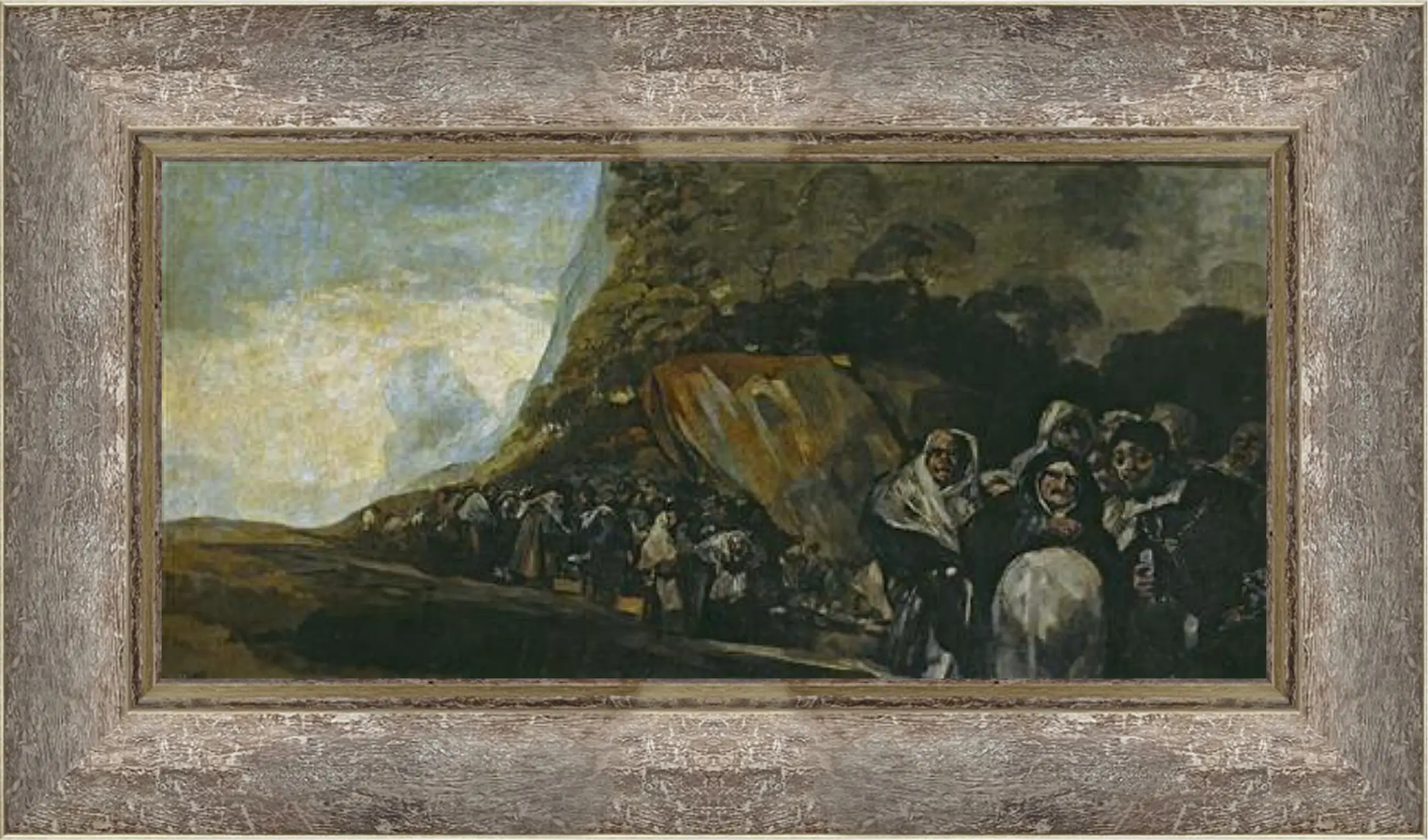 Картина в раме - Pilgrimage to the Well of San Isidro. Франсиско Гойя