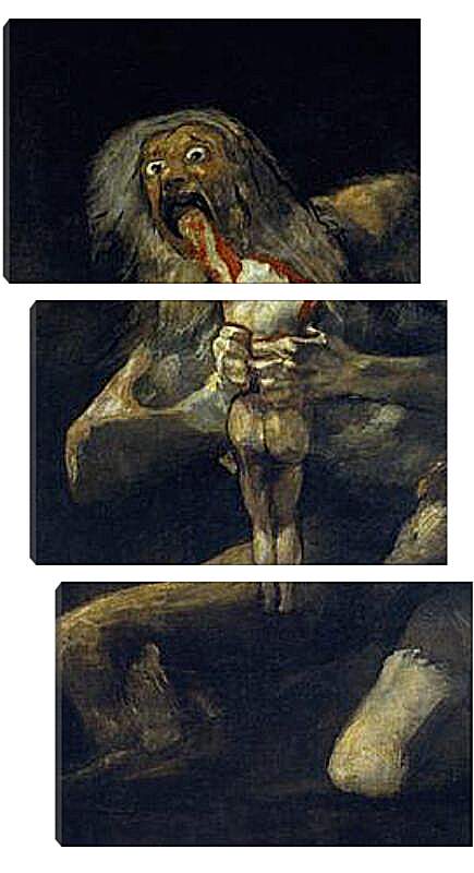 Модульная картина - Saturn devouring one of his sons. Франсиско Гойя
