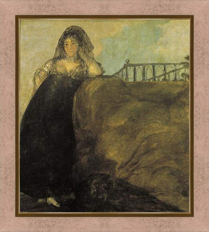 Картина в раме - Leocadia Zorilla. Франсиско Гойя