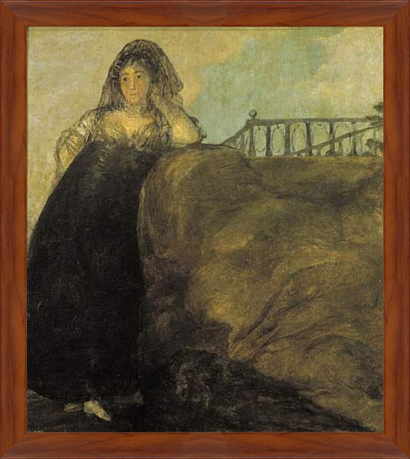 Картина в раме - Leocadia Zorilla. Франсиско Гойя