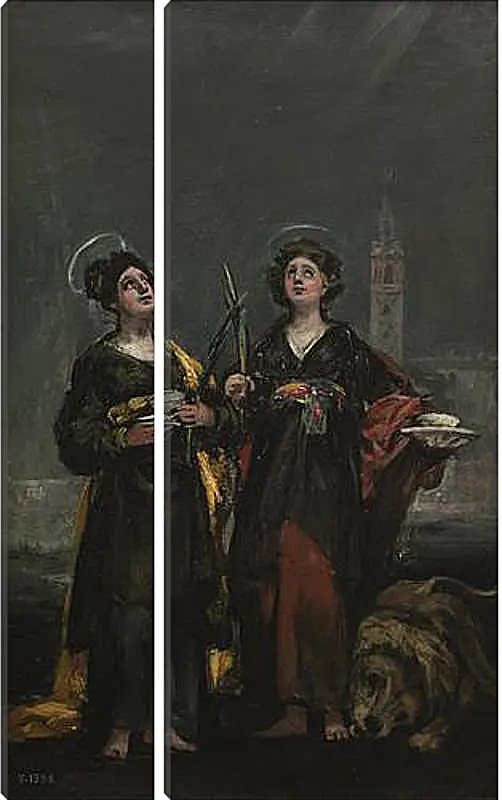 Модульная картина - Saint Justa and Saint Rufina. Франсиско Гойя