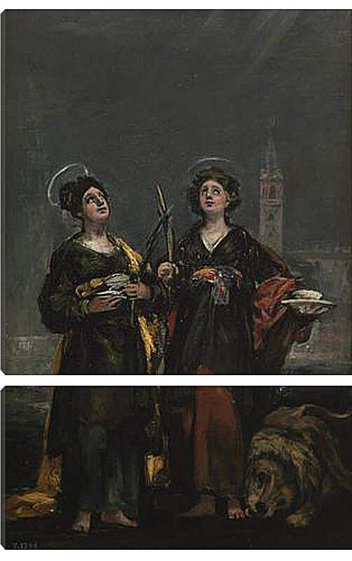Модульная картина - Saint Justa and Saint Rufina. Франсиско Гойя