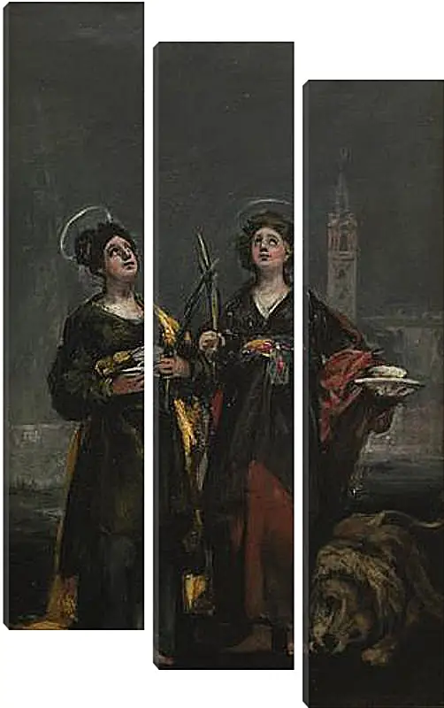 Модульная картина - Saint Justa and Saint Rufina. Франсиско Гойя