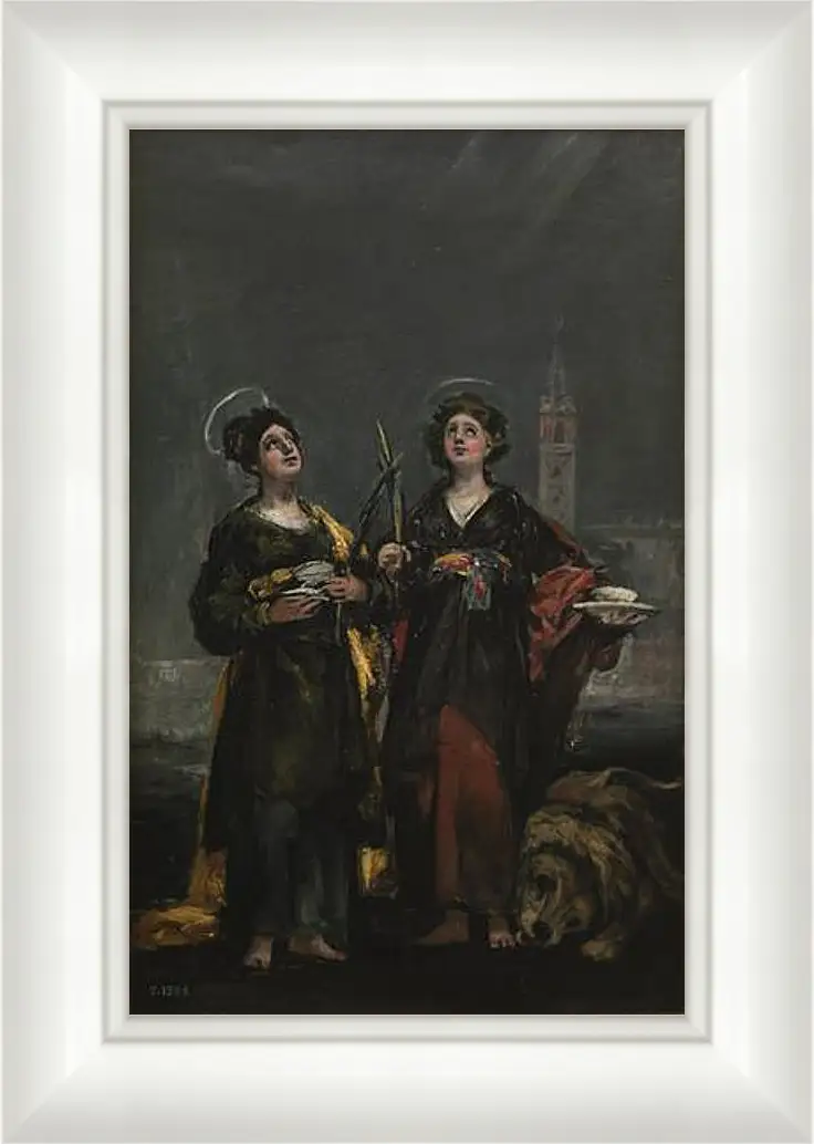 Картина в раме - Saint Justa and Saint Rufina. Франсиско Гойя