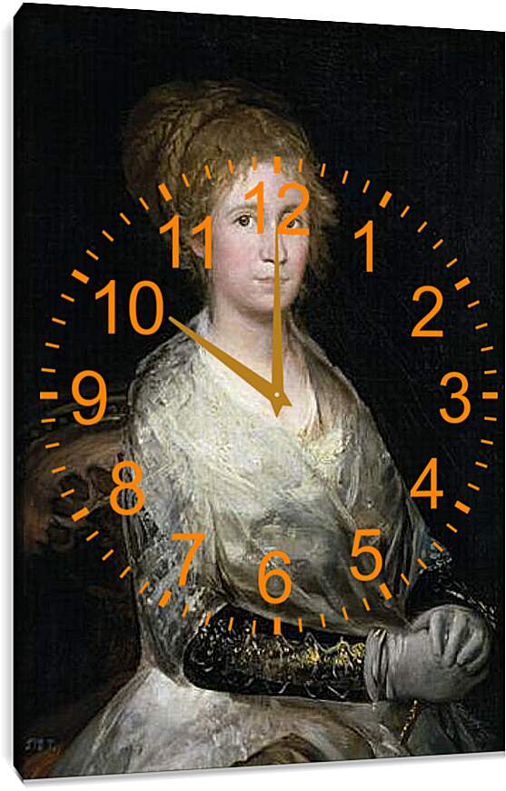 Часы картина - Josefa Bayeu. Франсиско Гойя