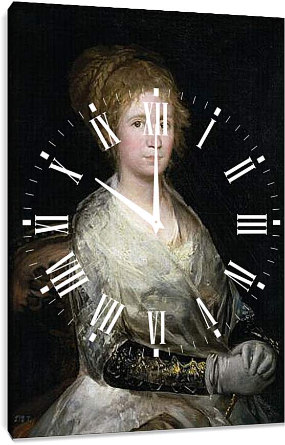 Часы картина - Josefa Bayeu. Франсиско Гойя