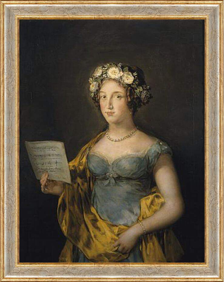 Картина в раме - The Duchess of Abrantes. Франсиско Гойя