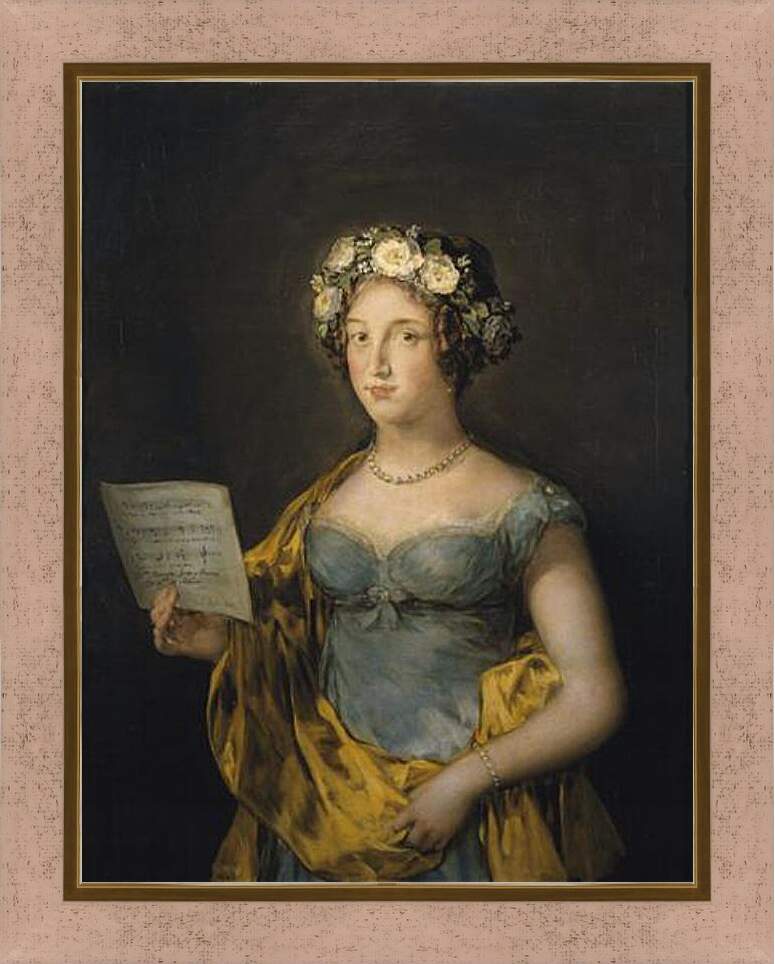 Картина в раме - The Duchess of Abrantes. Франсиско Гойя