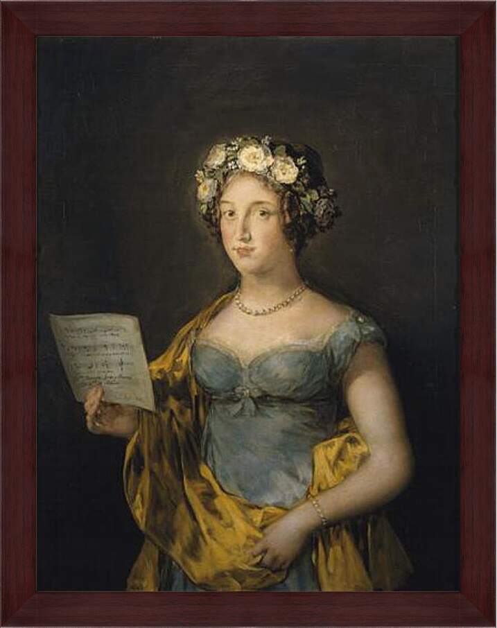 Картина в раме - The Duchess of Abrantes. Франсиско Гойя