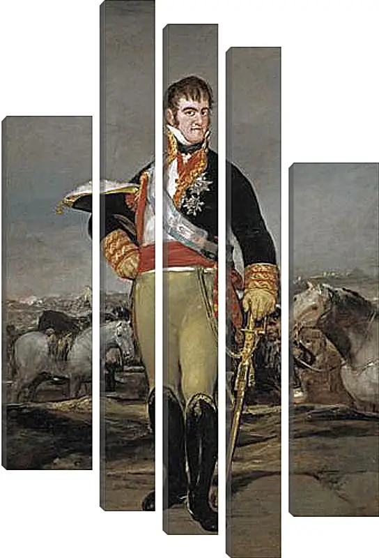 Модульная картина - Fernando VII at camp. Франсиско Гойя