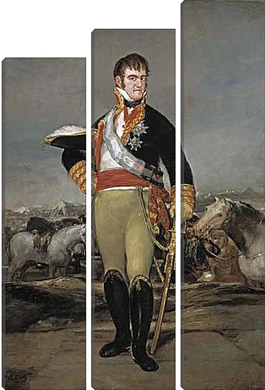 Модульная картина - Fernando VII at camp. Франсиско Гойя