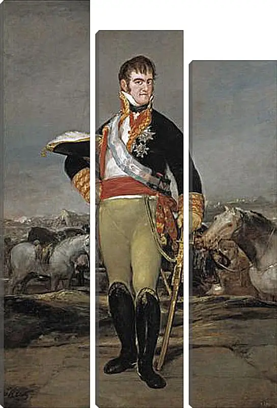 Модульная картина - Fernando VII at camp. Франсиско Гойя