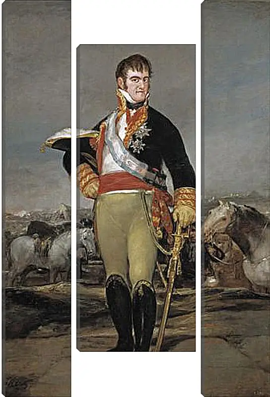 Модульная картина - Fernando VII at camp. Франсиско Гойя