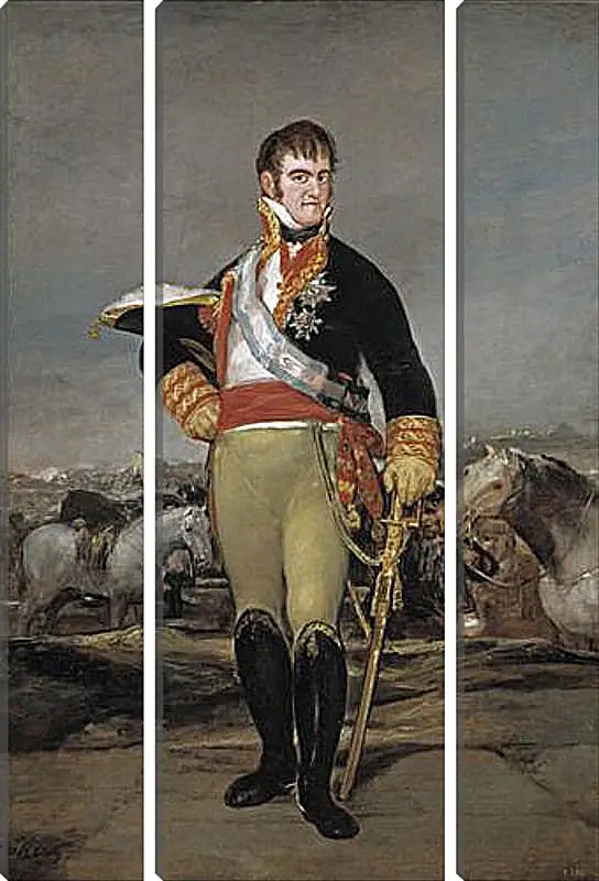 Модульная картина - Fernando VII at camp. Франсиско Гойя