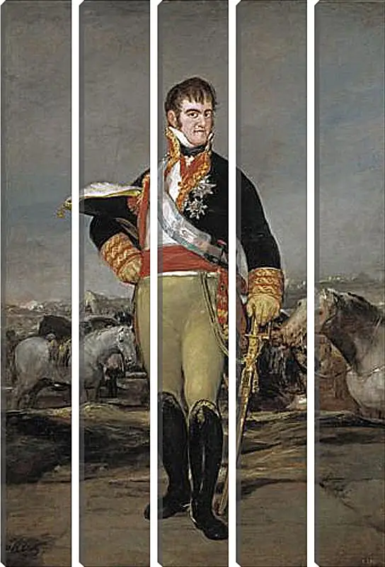 Модульная картина - Fernando VII at camp. Франсиско Гойя