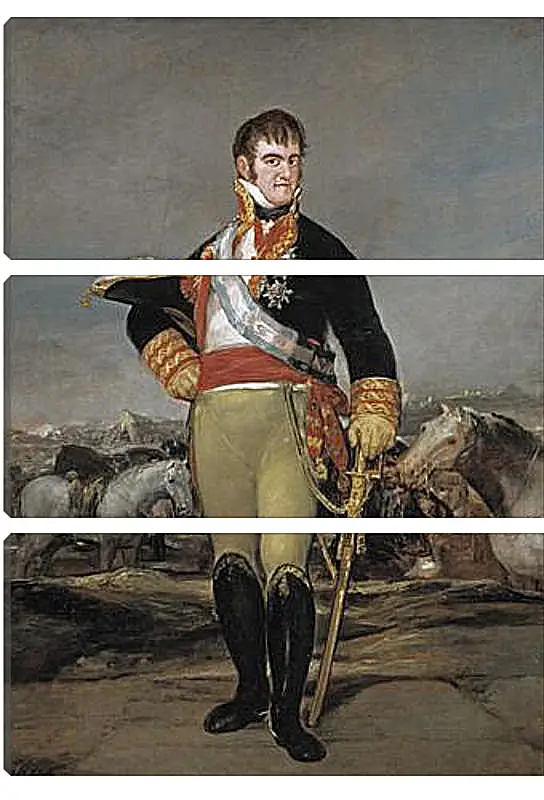 Модульная картина - Fernando VII at camp. Франсиско Гойя