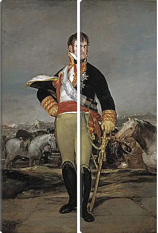 Модульная картина - Fernando VII at camp. Франсиско Гойя