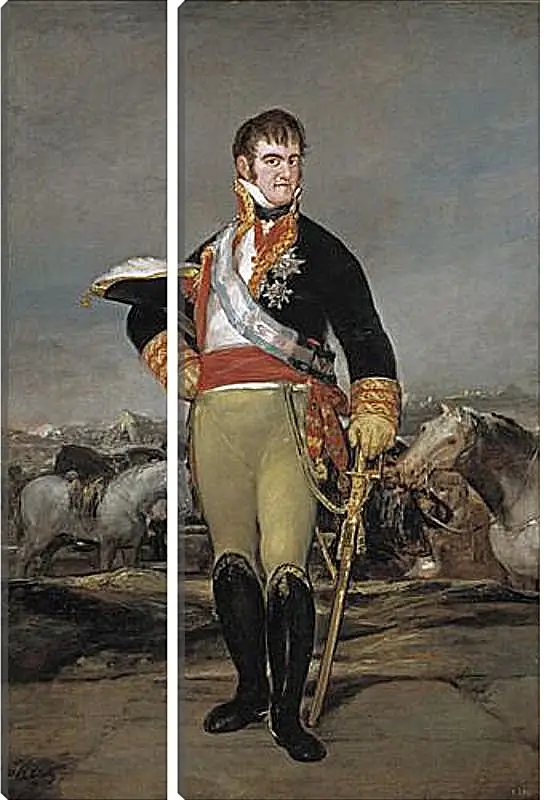 Модульная картина - Fernando VII at camp. Франсиско Гойя