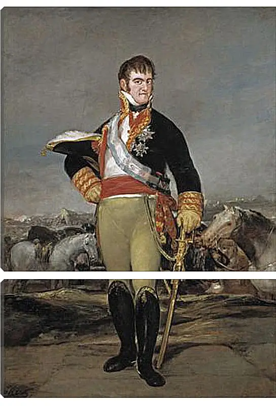 Модульная картина - Fernando VII at camp. Франсиско Гойя