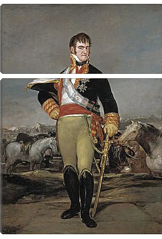 Модульная картина - Fernando VII at camp. Франсиско Гойя