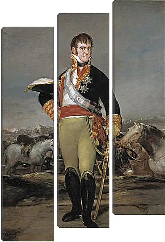 Модульная картина - Fernando VII at camp. Франсиско Гойя