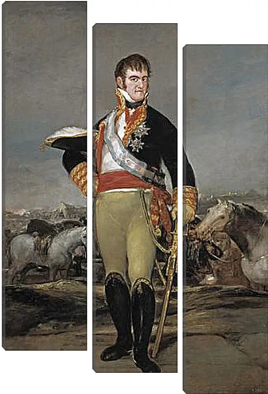 Модульная картина - Fernando VII at camp. Франсиско Гойя