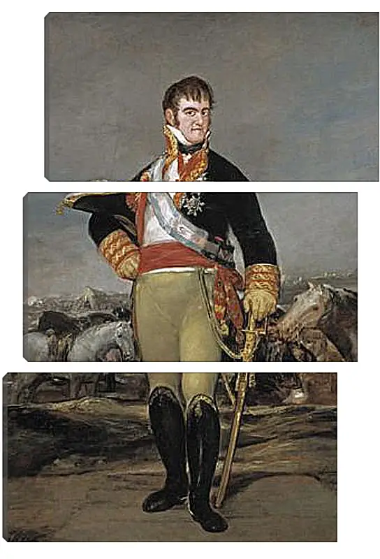 Модульная картина - Fernando VII at camp. Франсиско Гойя