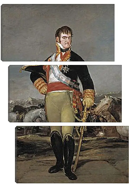 Модульная картина - Fernando VII at camp. Франсиско Гойя