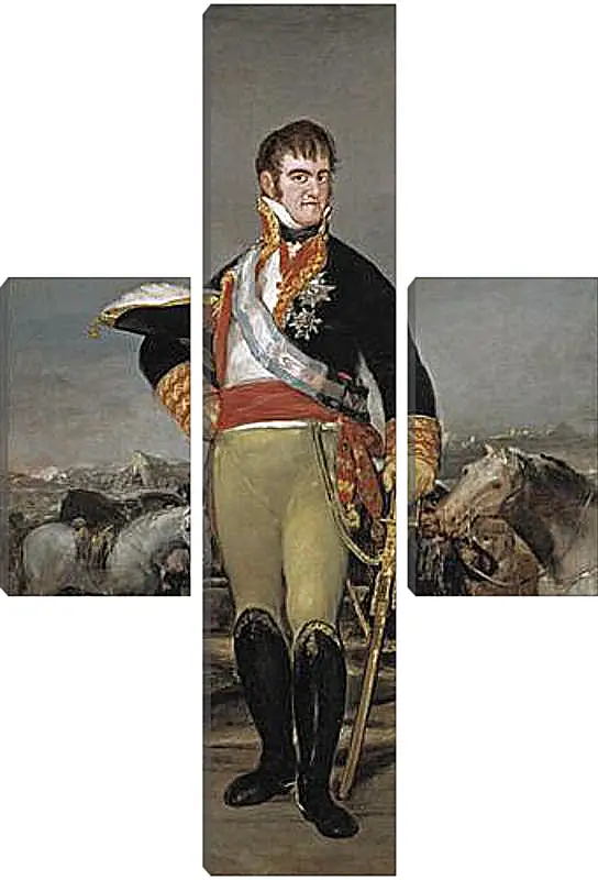 Модульная картина - Fernando VII at camp. Франсиско Гойя