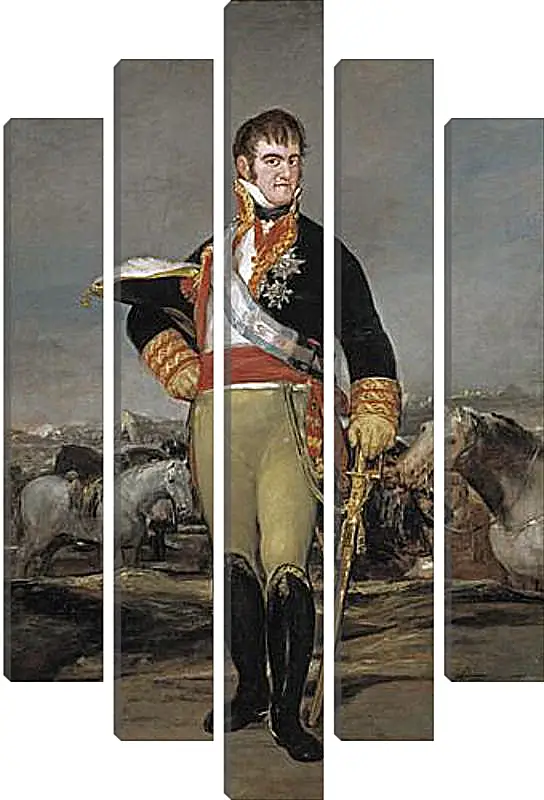 Модульная картина - Fernando VII at camp. Франсиско Гойя