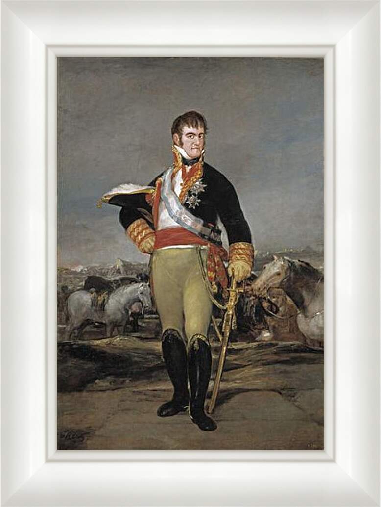 Картина в раме - Fernando VII at camp. Франсиско Гойя