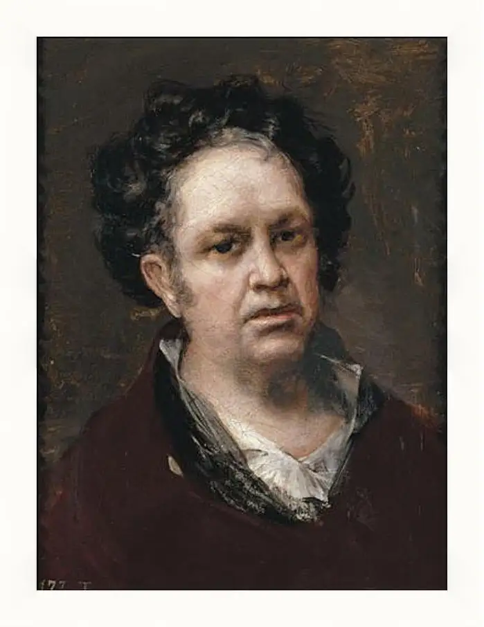 Картина в раме - Self-Portrait. Франсиско Гойя