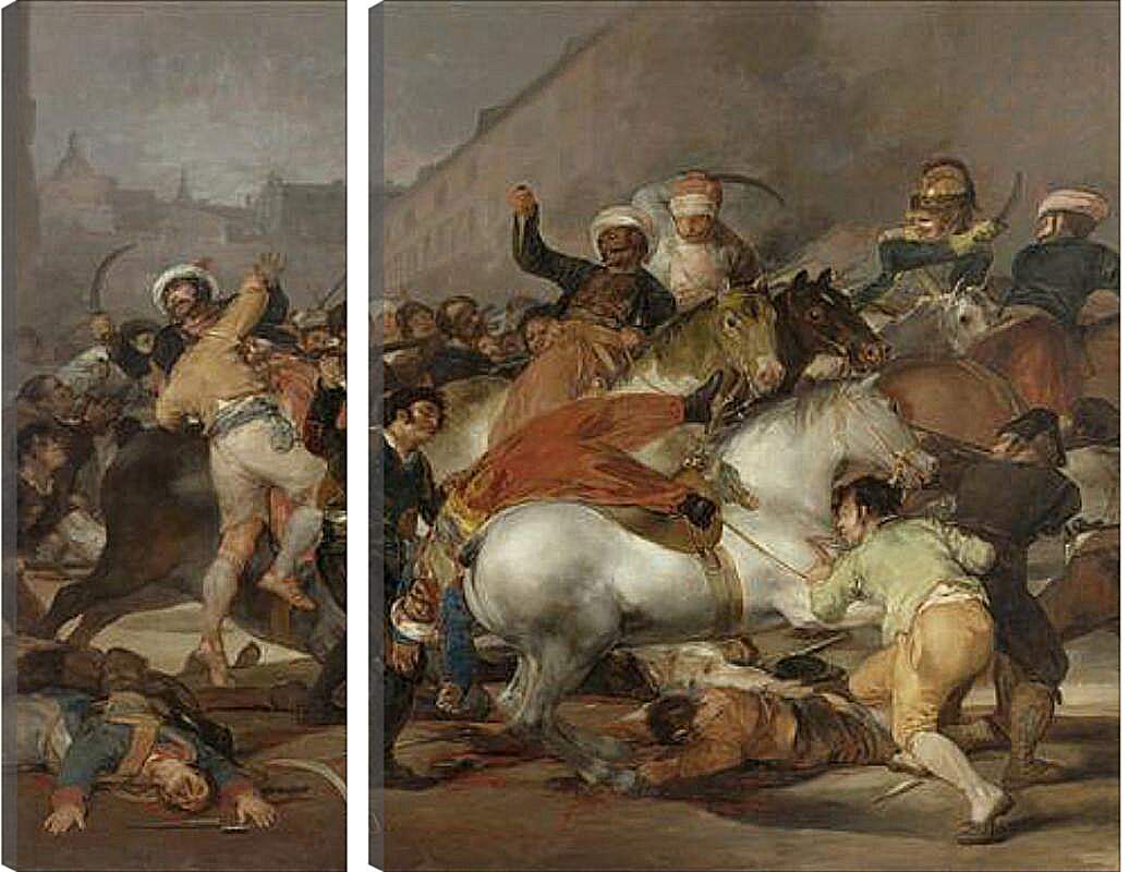 Модульная картина - The 2nd of May 1808 in Madrid. Франсиско Гойя