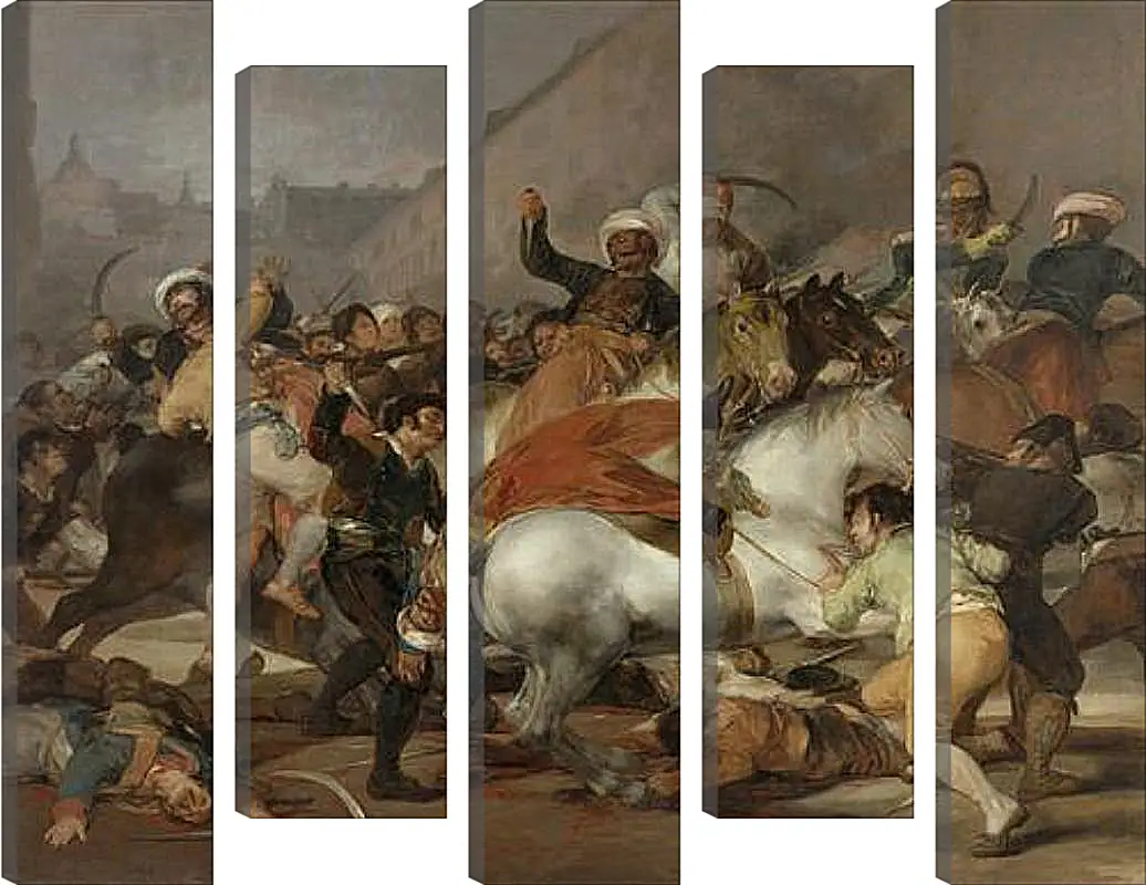 Модульная картина - The 2nd of May 1808 in Madrid. Франсиско Гойя