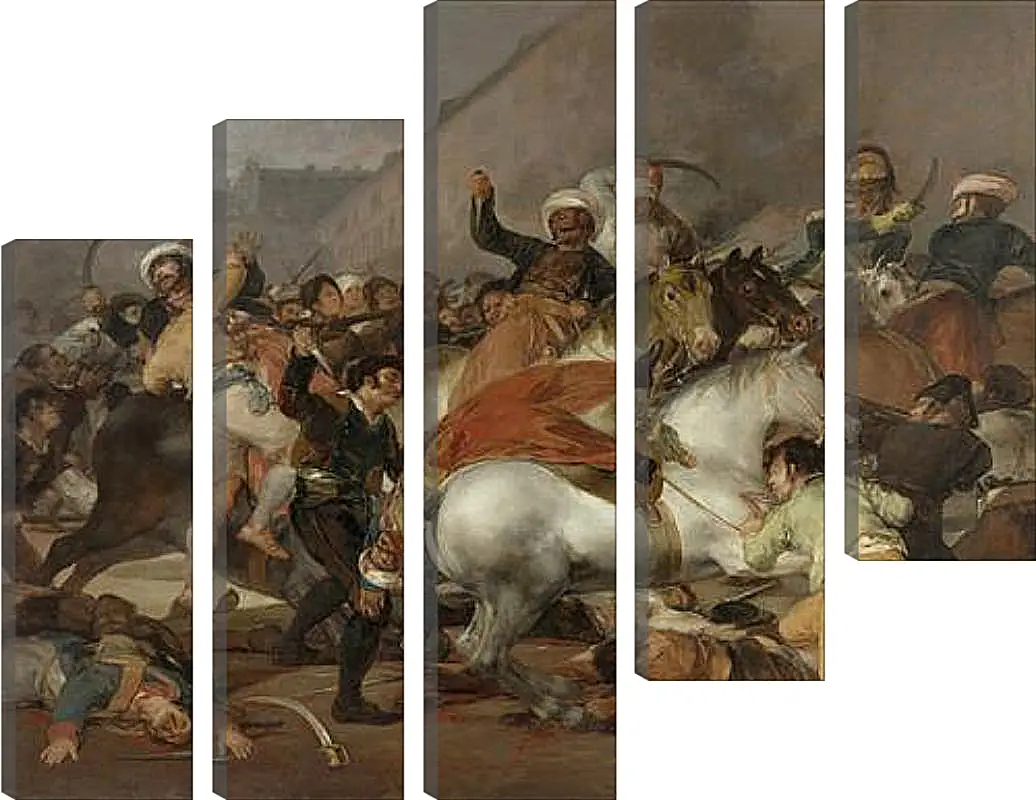 Модульная картина - The 2nd of May 1808 in Madrid. Франсиско Гойя