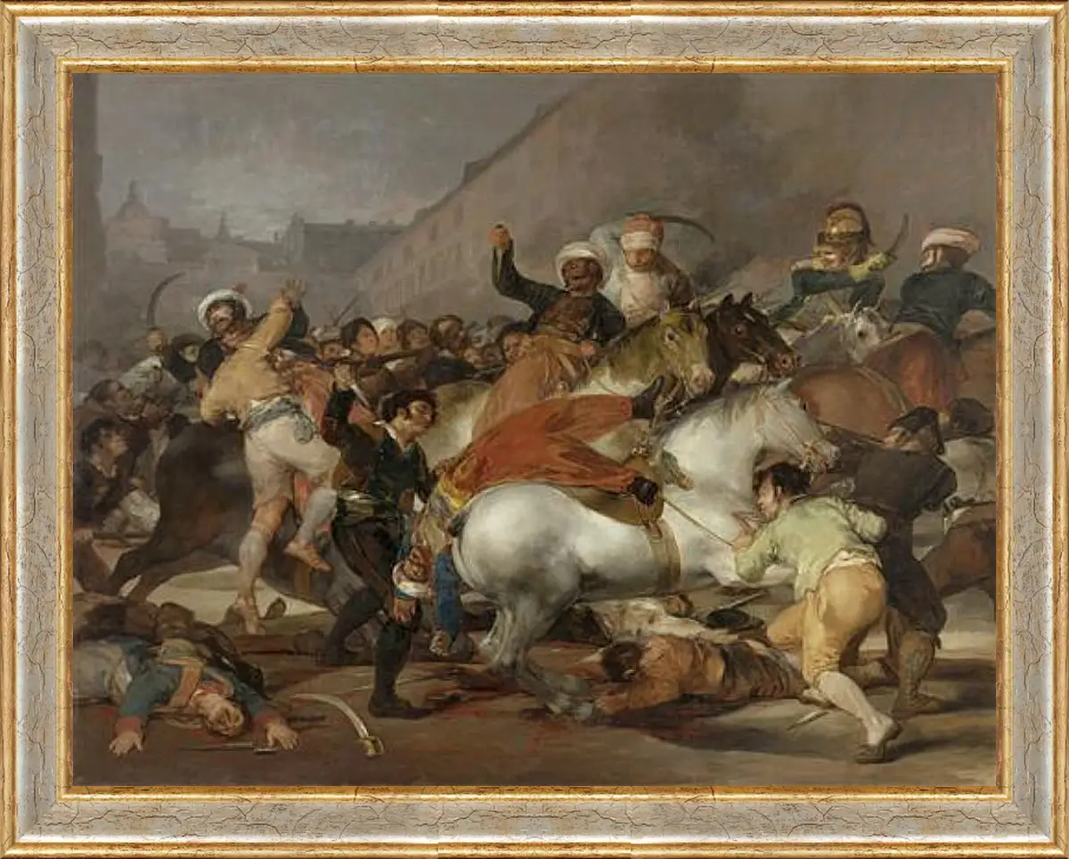 Картина в раме - The 2nd of May 1808 in Madrid. Франсиско Гойя