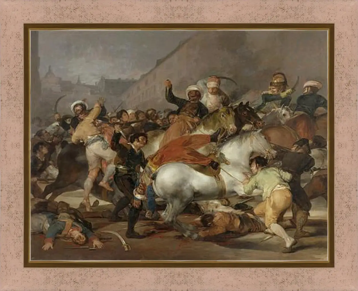 Картина в раме - The 2nd of May 1808 in Madrid. Франсиско Гойя