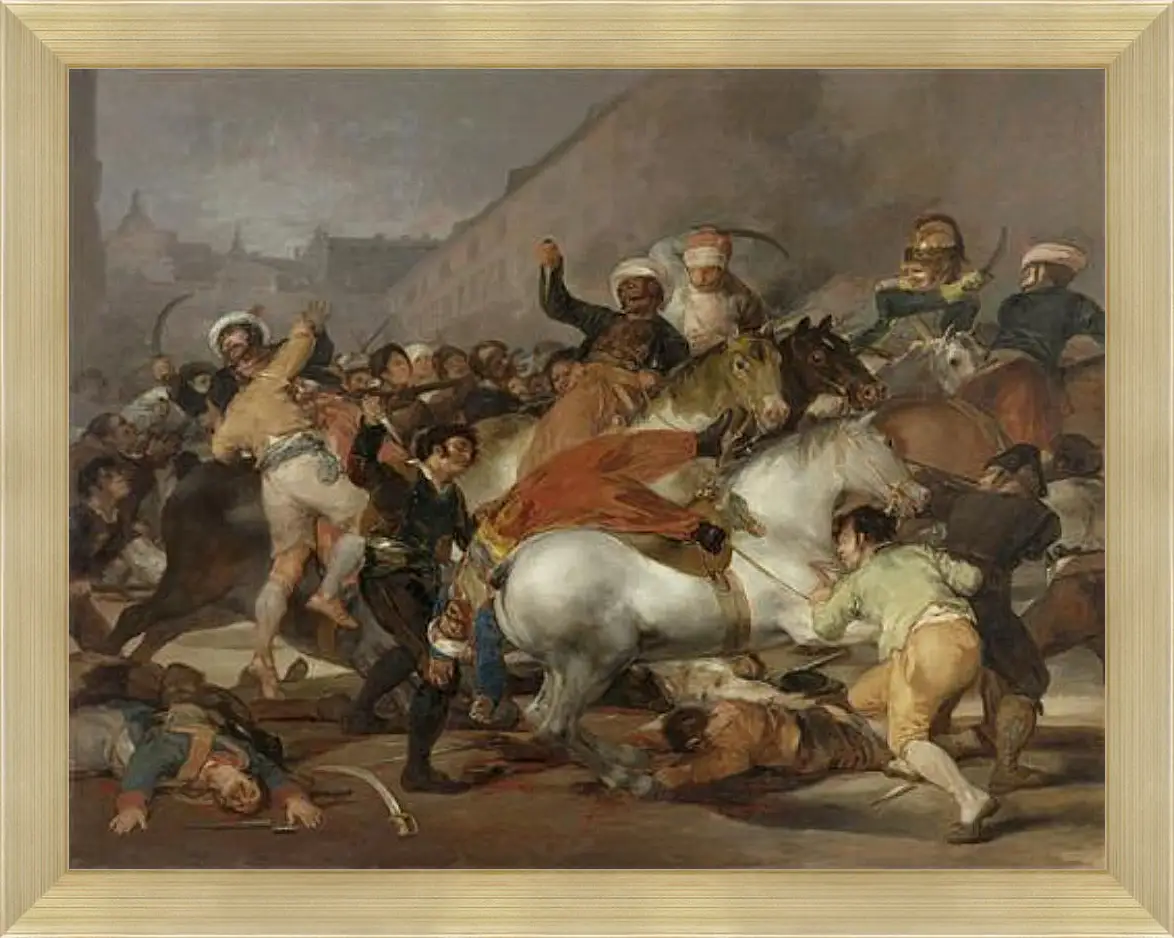 Картина в раме - The 2nd of May 1808 in Madrid. Франсиско Гойя