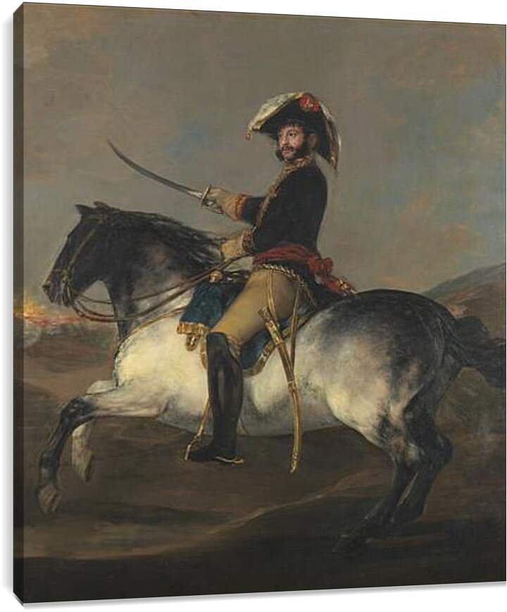 Постер и плакат - General Jose de Palafox on Horseback. Франсиско Гойя