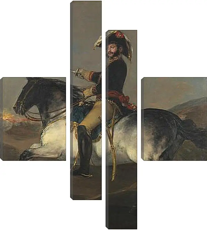 Модульная картина - General Jose de Palafox on Horseback. Франсиско Гойя