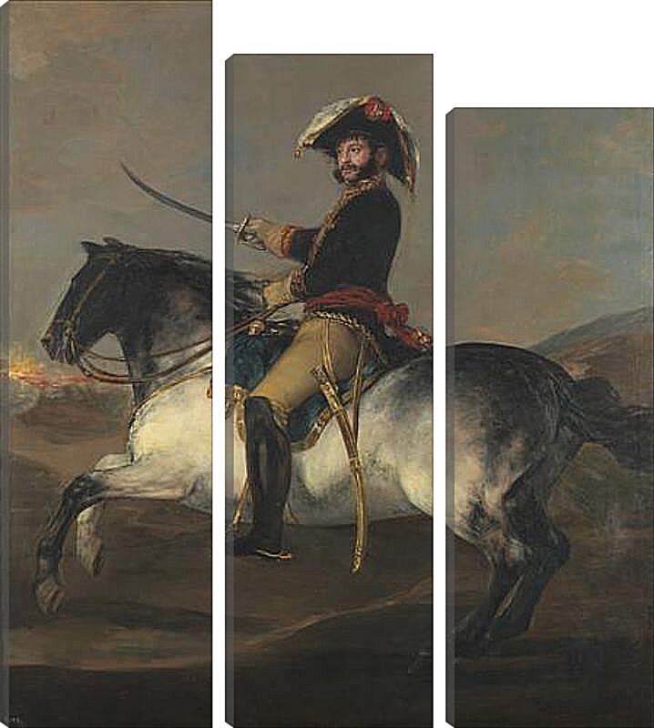 Модульная картина - General Jose de Palafox on Horseback. Франсиско Гойя
