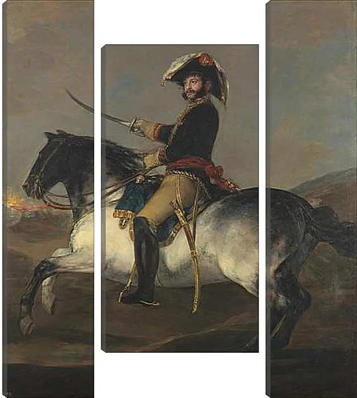 Модульная картина - General Jose de Palafox on Horseback. Франсиско Гойя