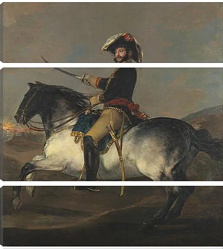 Модульная картина - General Jose de Palafox on Horseback. Франсиско Гойя