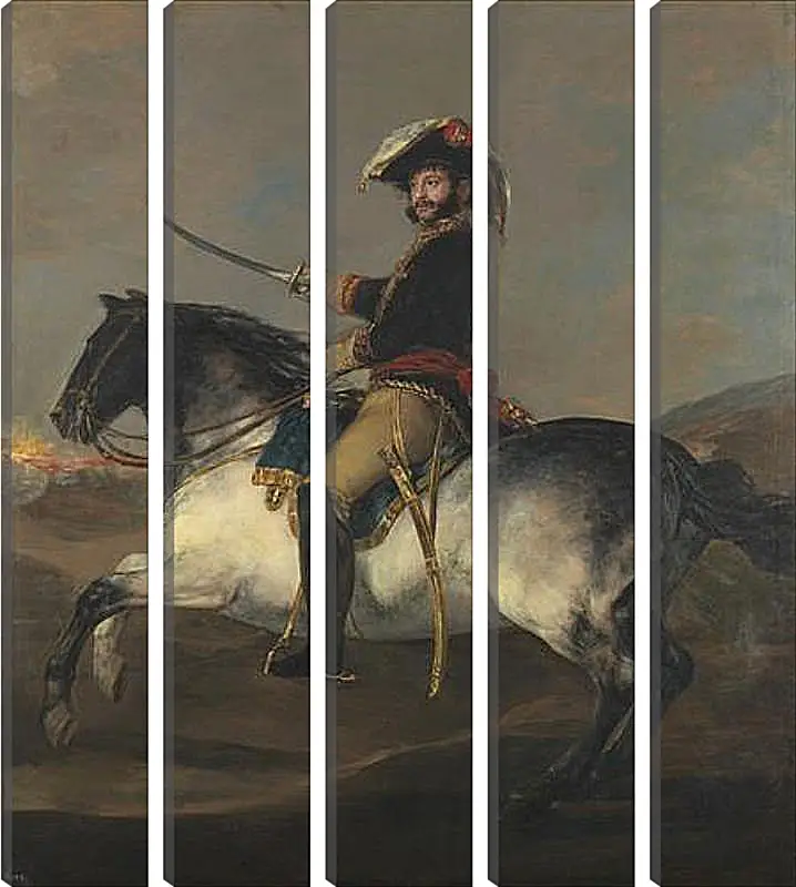 Модульная картина - General Jose de Palafox on Horseback. Франсиско Гойя